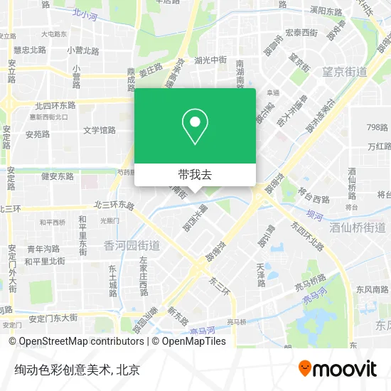 绚动色彩创意美术地图