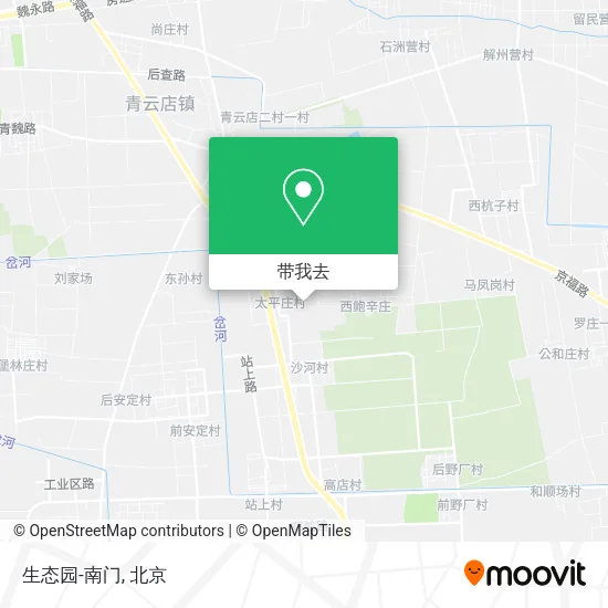 生态园-南门地图