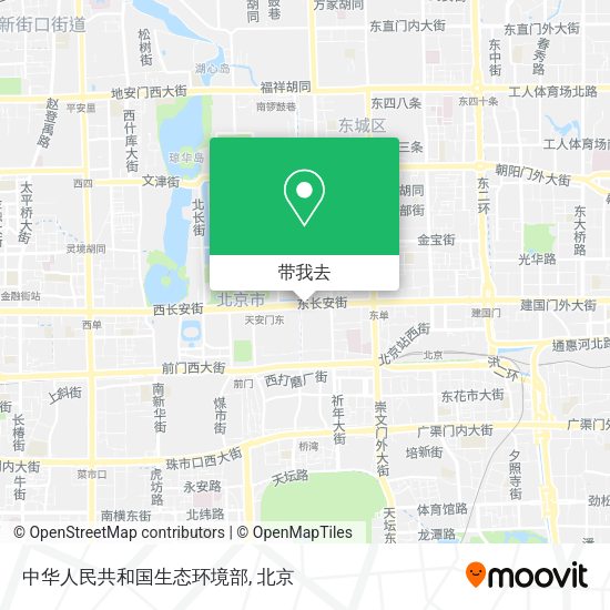 中华人民共和国生态环境部地图