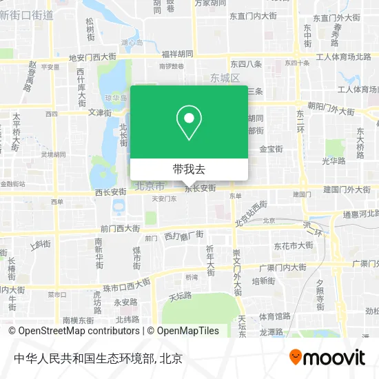 中华人民共和国生态环境部地图