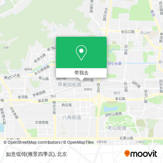 如意馄饨(雍景四季店)地图
