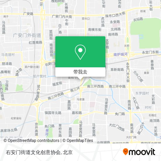 右安门街道文化创意协会地图