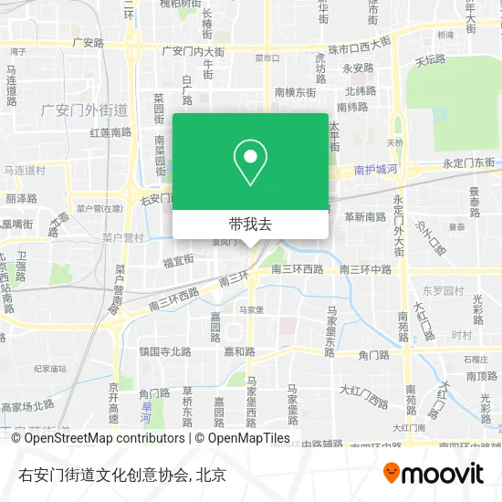 右安门街道文化创意协会地图