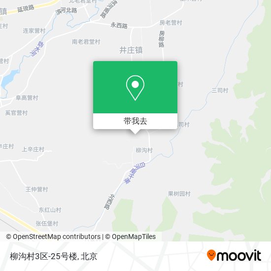 柳沟村3区-25号楼地图