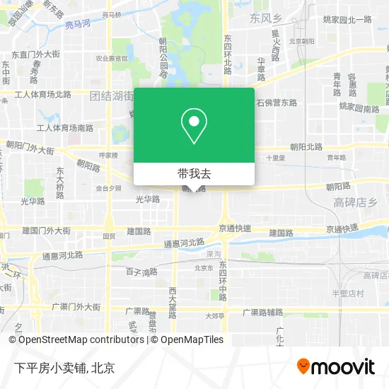 下平房小卖铺地图