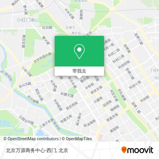 北京万源商务中心-西门地图