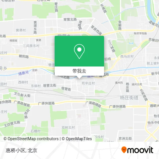惠桥小区地图