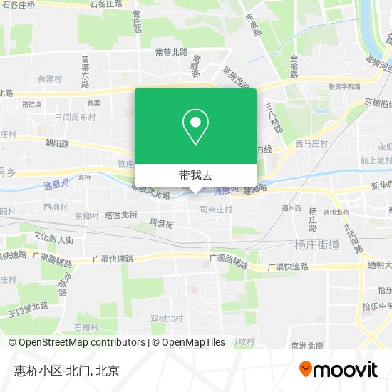 惠桥小区-北门地图