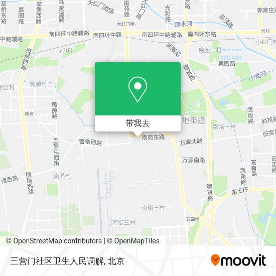 三营门社区卫生人民调解地图