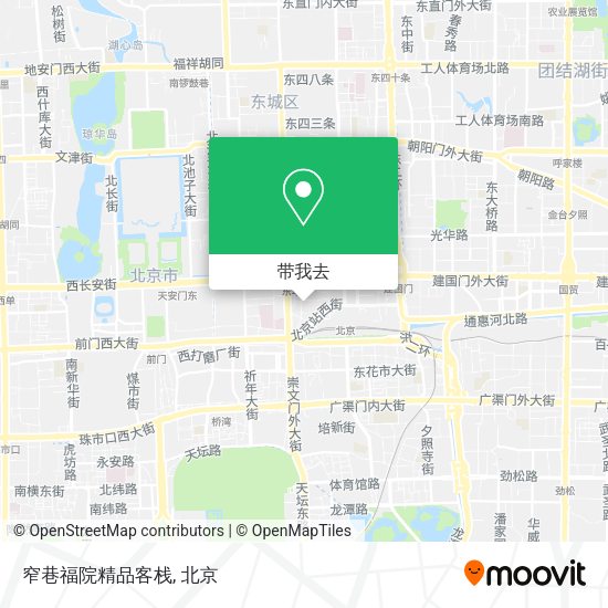 窄巷福院精品客栈地图