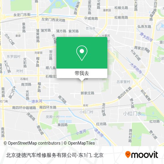 北京捷德汽车维修服务有限公司-东1门地图