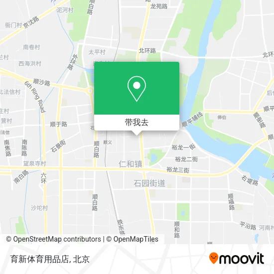育新体育用品店地图