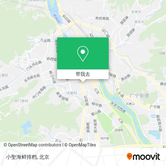 小聖海鲜排档地图