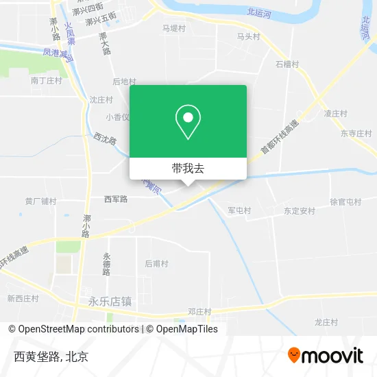 西黄垡路地图