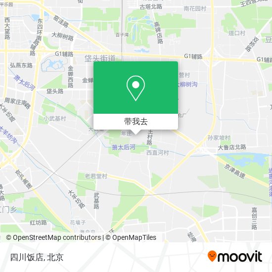 四川饭店地图