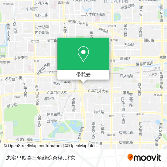 忠实里铁路三角线综合楼地图