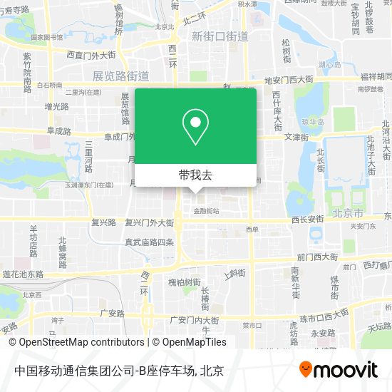 中国移动通信集团公司-B座停车场地图