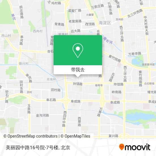 美丽园中路16号院-7号楼地图