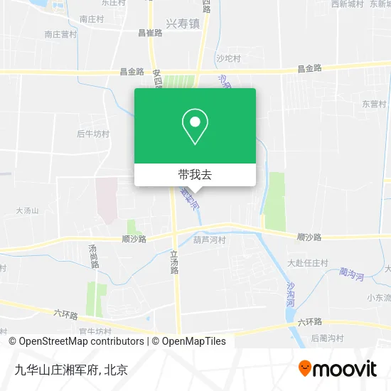 九华山庄湘军府地图
