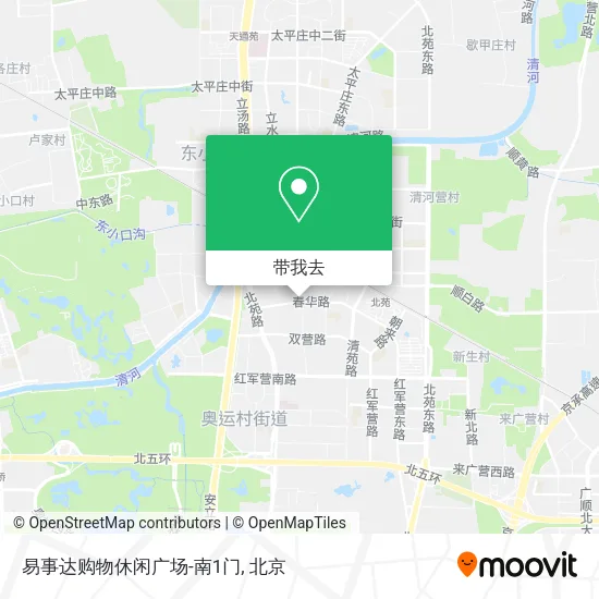 易事达购物休闲广场-南1门地图