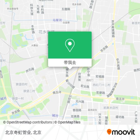 北京奇虹管业地图