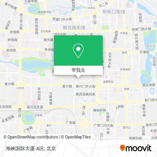 海峡国际大厦-A区地图