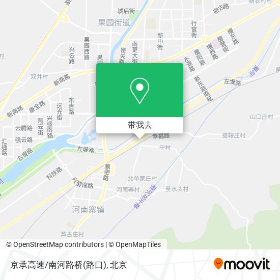 京承高速/南河路桥(路口)地图