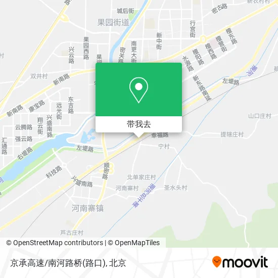 京承高速/南河路桥(路口)地图