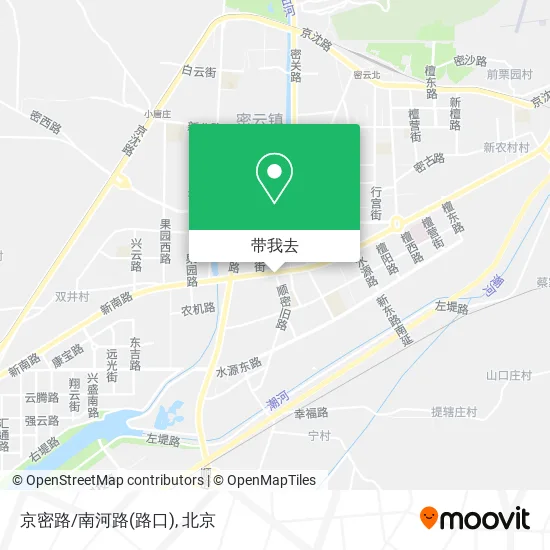 京密路/南河路(路口)地图