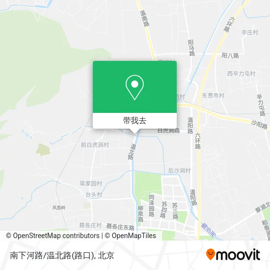 南下河路/温北路(路口)地图