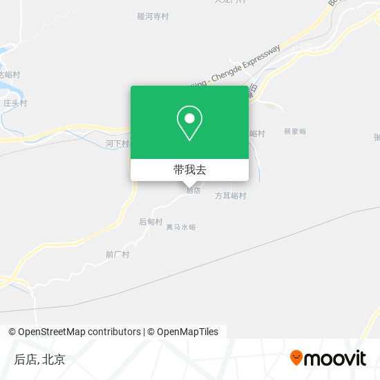 后店地图