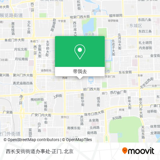 西长安街街道办事处-正门地图