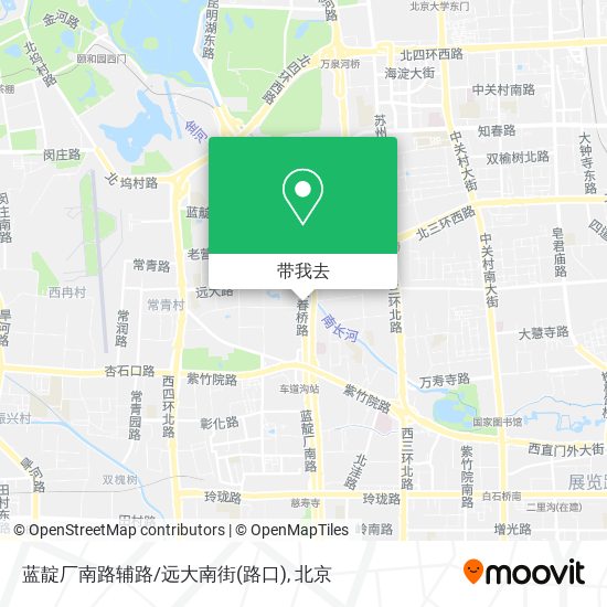 蓝靛厂南路辅路/远大南街(路口)地图