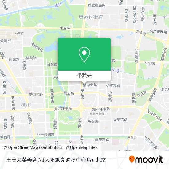 王氏果菜美容院(太阳飘亮购物中心店)地图