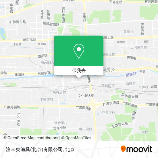 渔未央渔具(北京)有限公司地图