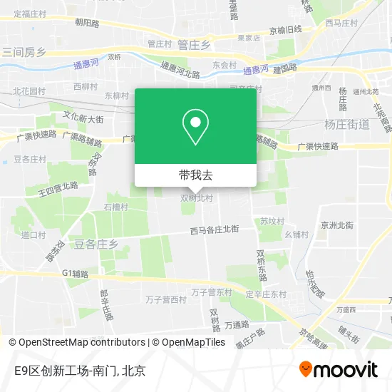 E9区创新工场-南门地图