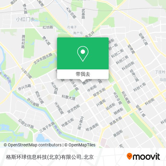 格斯环球信息科技(北京)有限公司地图