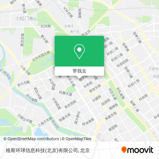 格斯环球信息科技(北京)有限公司地图