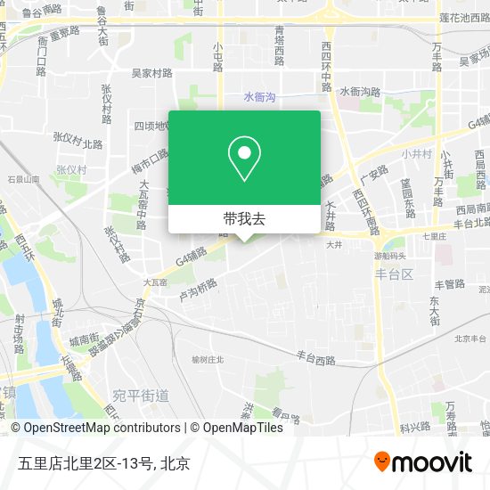 五里店北里2区-13号地图