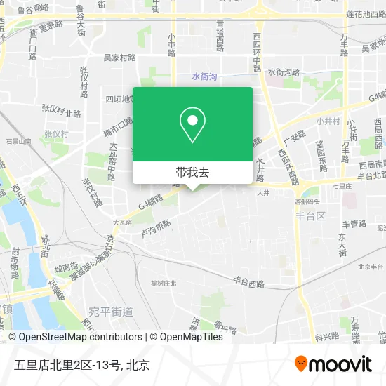 五里店北里2区-13号地图