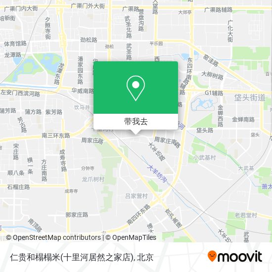 仁贵和榻榻米(十里河居然之家店)地图