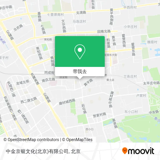 中金京银文化(北京)有限公司地图