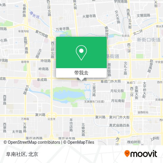 阜南社区地图