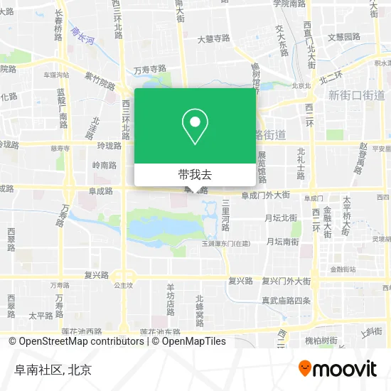 阜南社区地图