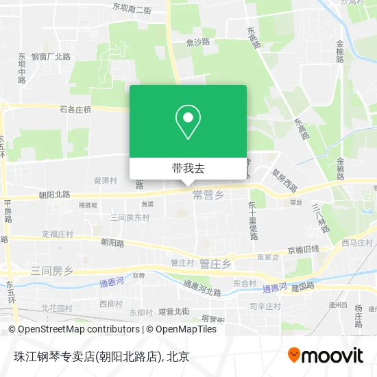 珠江钢琴专卖店(朝阳北路店)地图