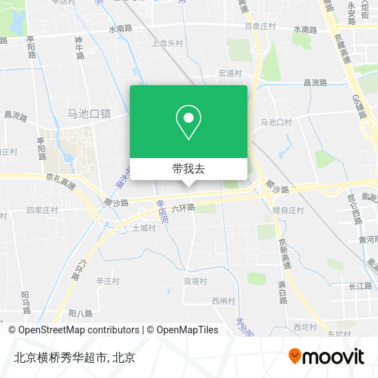 北京横桥秀华超市地图