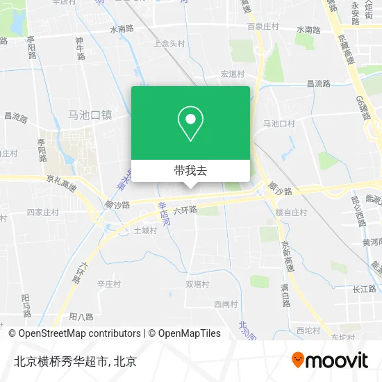 北京横桥秀华超市地图