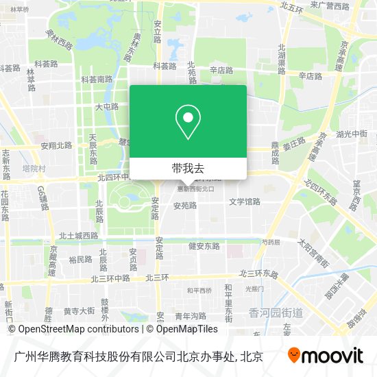 广州华腾教育科技股份有限公司北京办事处地图