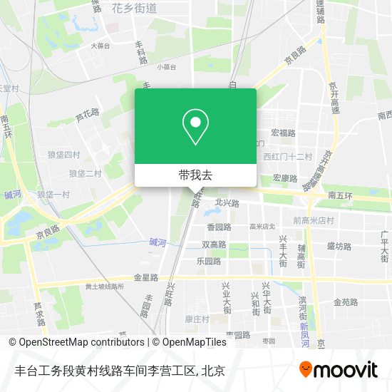 丰台工务段黄村线路车间李营工区地图