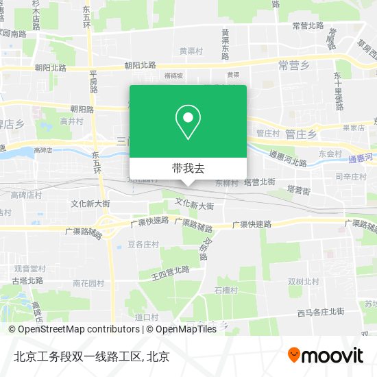 北京工务段双一线路工区地图